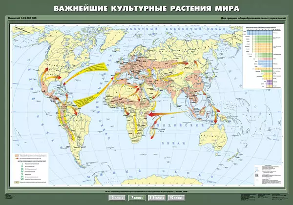 Важнейшие культурные растения мира, 100х140