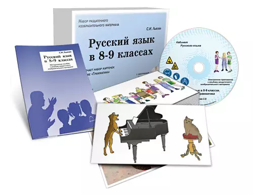 Комбинированное наглядное пособие Грамматика 8-9