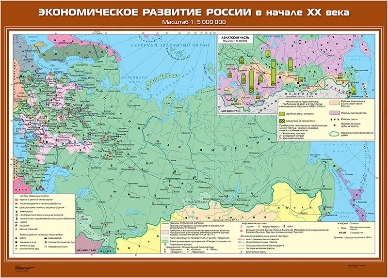Экономическое развитие России в начале XX в., 100х140