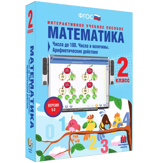 Математика 2 класс. Числа до 100. Числа и величины. Арифметические действия