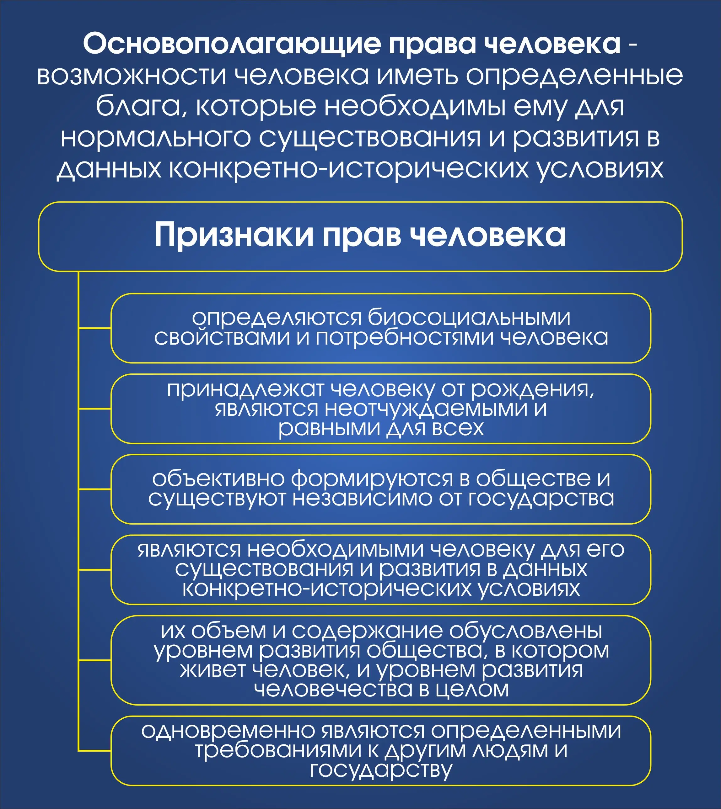 Стенд "Основополагающие права человека" 0.8x0.9