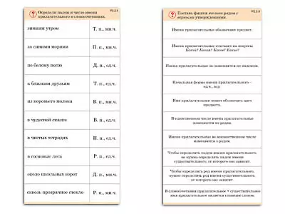 Комплект   карточек (10) "Обучающий калейдоскоп. Имя прилагательное"