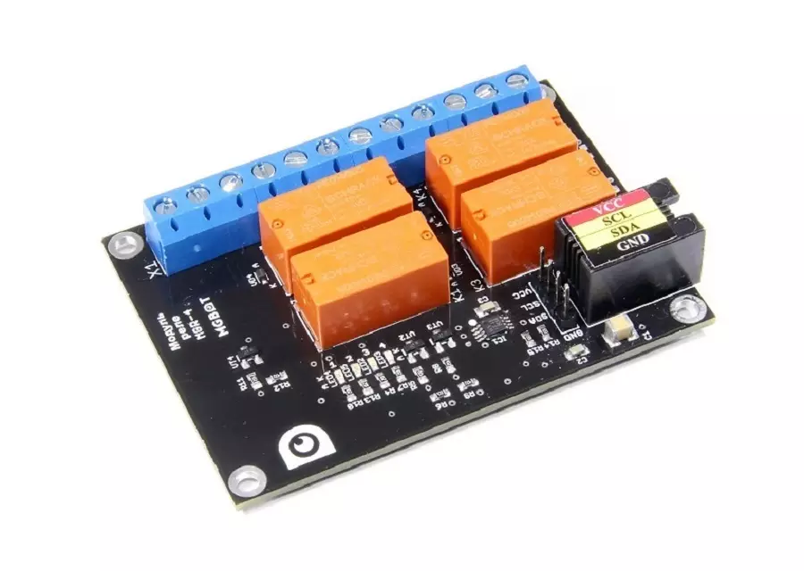 Модуль   четырех реле MGR-4 I2C с разъемом RJ-9