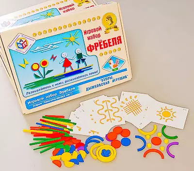 Игровой   набор Фребеля "Узоры. Дымковская игрушка" (серия "Красота   вокруг нас")