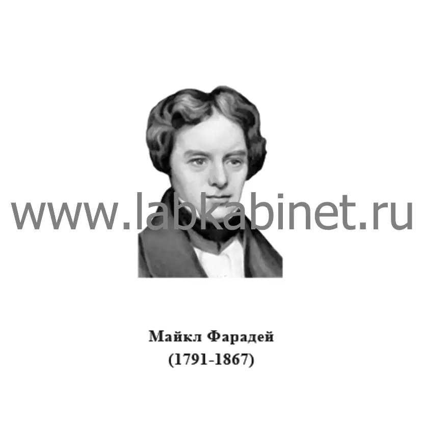 Портрет Майкла Фарадея для кабинета физики и изучения истории электромагнетизма