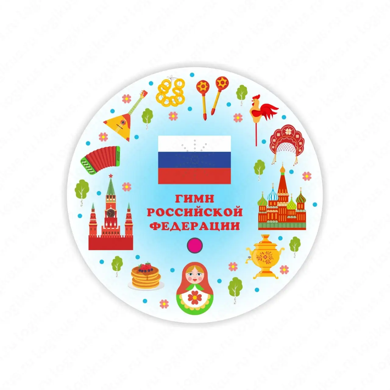 Настенная панель, Музыкальный модуль «Гимн»