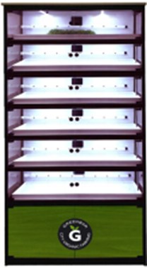 Витрина Greenbar MZ-6 ПАК для выращивания микрозелени.