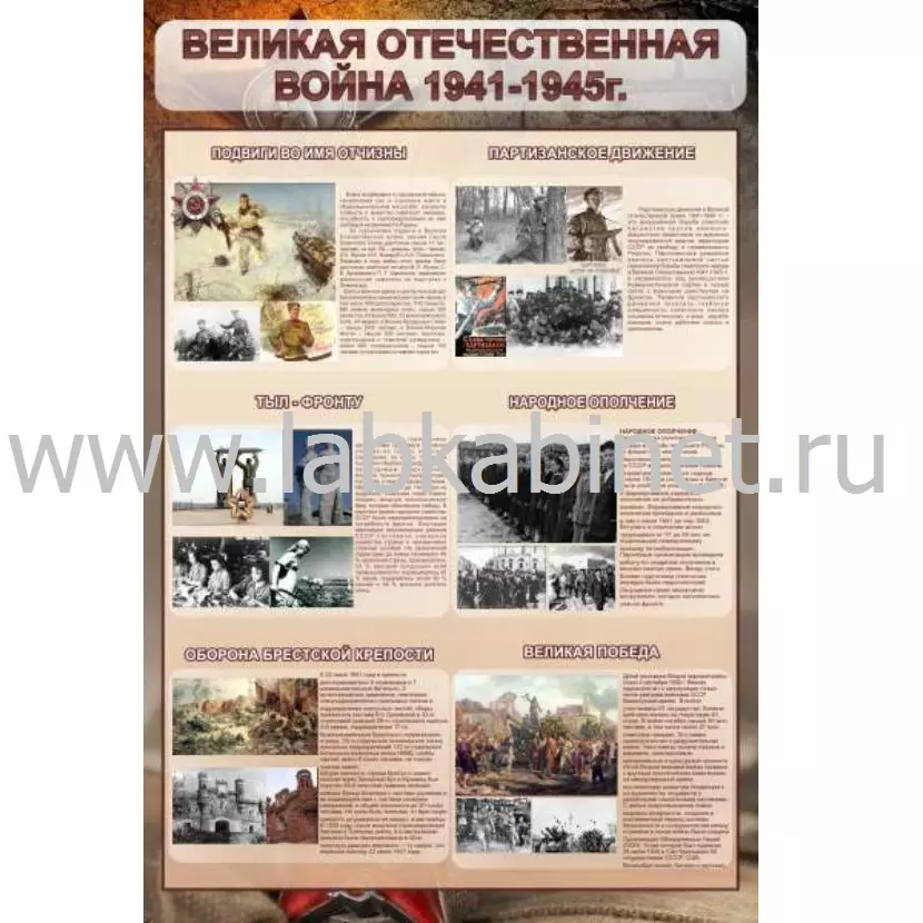 Великая Отечественная война (события), 0,6х0,9