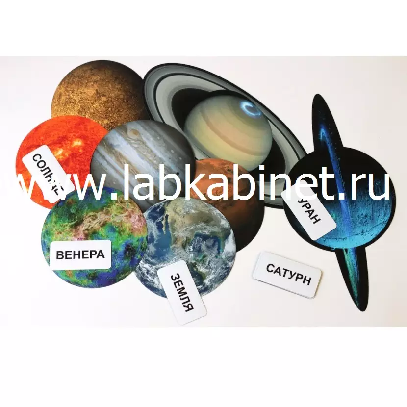 Магнитные доски в детский сад Набор магнитных карточек Солнечная система