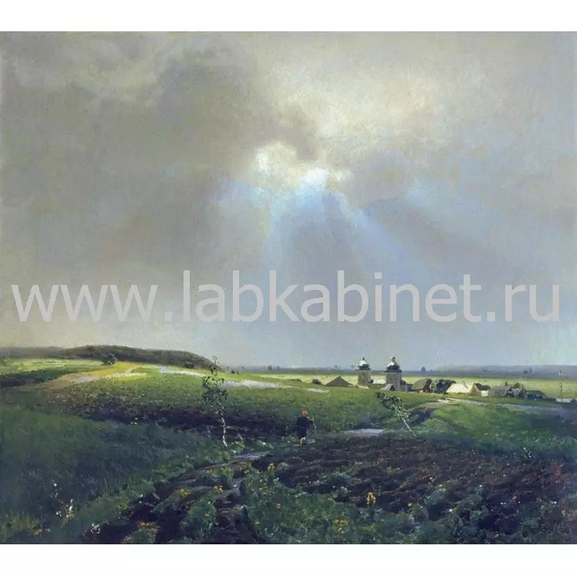 Васнецов Аполлинарий. После дождя. 50х70  