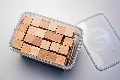 Игровой   набор Фребеля "Кубики" (96 шт., бук, серия "Красота вокруг   нас")