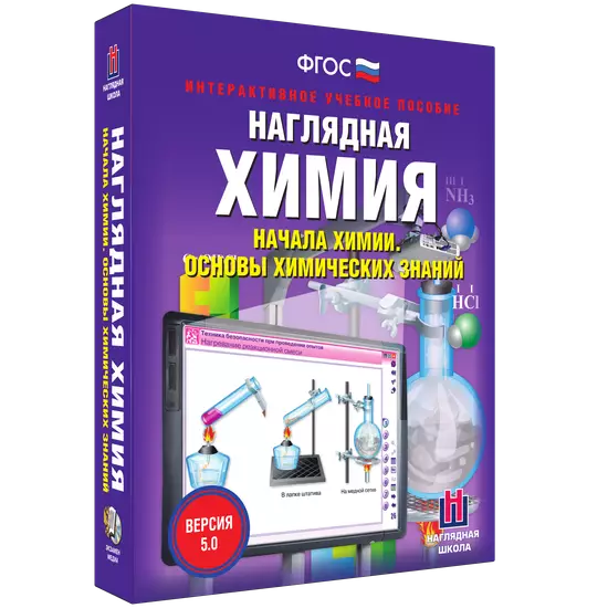 Интерактивное учебное пособие "Наглядная химия. Начала химии. Основы химических знаний"