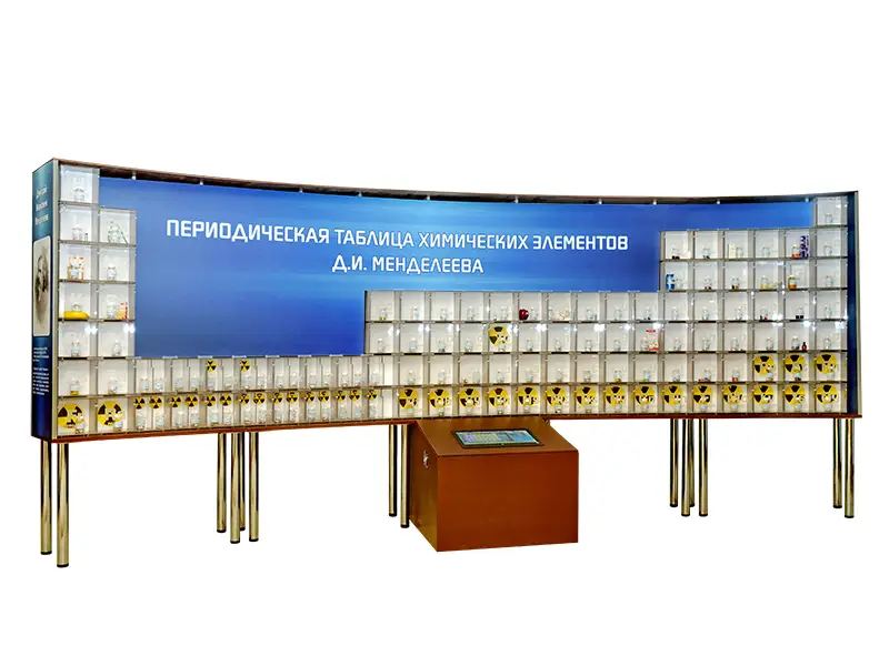 Интерактивный наглядно-демонстрационный комплекс "Периодическая таблица химических элементов Д.И. Менделеева"