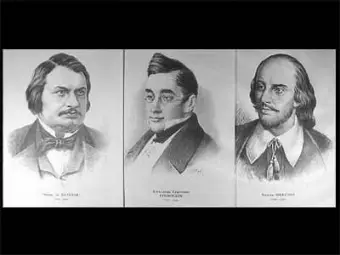 Комплект портретов писателей, литературоведов и лингвистов