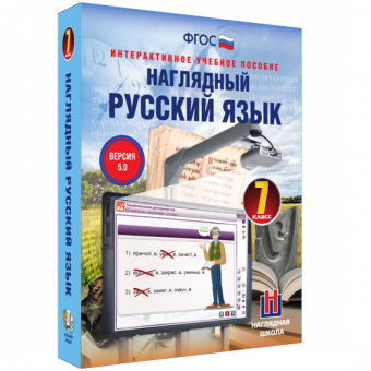 Интерактивное учебное пособие "Наглядный русский язык. 7 класс"