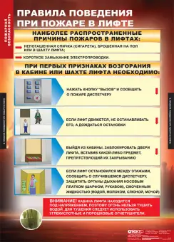 Таблицы «Пожарная безопасность», комплект из 11 таблиц