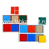 Кубики для обучения "Сложи квадрат эконом"