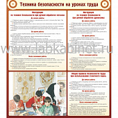 Техника безопасности на уроках труда, 0,8х0,9