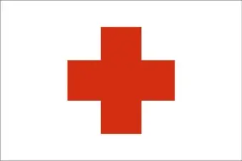 Флаг Красного Креста 12x18 см