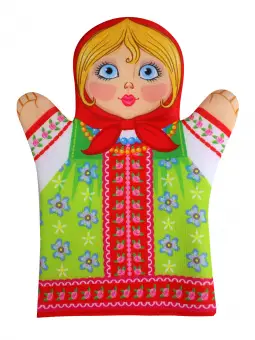 Домашний кукольный театр. «Машенька и Медведь» (6 кукол-перчаток)