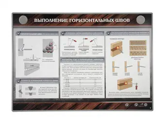 Стенд электрифицированный "Выполнение горизонтальных швов" (адаптированный для людей с ограниченными возможностями)