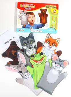 Домашний кукольный театр. «Теремок» (6 кукол-перчаток)