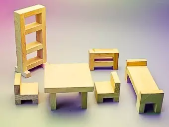 Игровой   набор Фребеля "Мебель для кукольного домика"