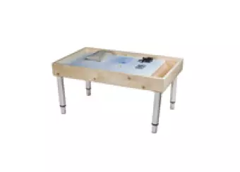 Стол для рисования песком песком 54*86 см, ножки телескопические, сосна