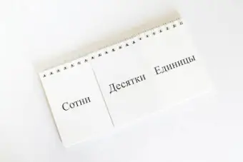 Перекидное табло для устного счета (ламинированное)
