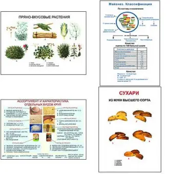 Плакаты ПРОФТЕХ "Продовольственные товары и пряности" (11 пл, винил, 70х100)