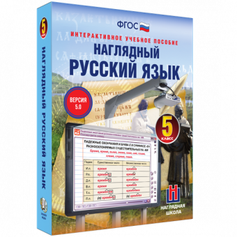 Интерактивное учебное пособие "Наглядный русский язык. 5 класс"
