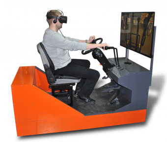 Тренажер вилочного погрузчика VR для обучения управлению складской техникой