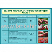 Вязание крючком. Условные обозначения. Ч1, 1х0,7