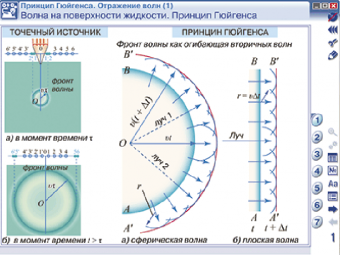 Интерактивное учебное пособие "Наглядная физика. Геометрическая и волновая оптика"