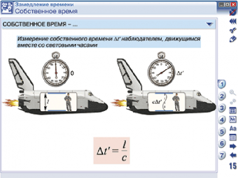 Интерактивное учебное пособие "Наглядная физика. Статика. СТО"