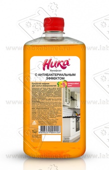 Средство жидкое для мытья поверхностей "Ника универсал с антибактериальным эффектом" цитрусовый микс Кан. 5 кг