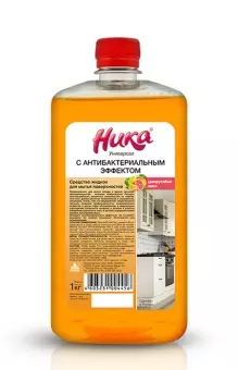 Средство жидкое для мытья поверхностей "Ника универсал с антибактериальным эффектом" цитрусовый микс Кан. 5 кг