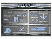 Стенд "Выполнение сварочных швов в нижнем положении"