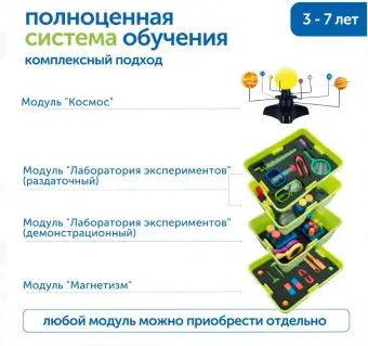 Набор игрушек "Научные эксперименты" (с системой хранения)