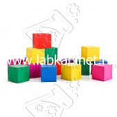 Наборы для конструирования Кубики цветные 20 шт