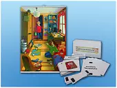 Магнитно-маркерный ситуационный плакат "Детская комната" с набором магнитных карточек + методические рекомендации (иностранный язык)