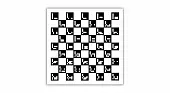 Поле aruco-меток (aruco-маркеров) 2×2 м, 25 меток