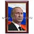 Портрет президента Владимира Путина, размер 25 х 35, (размер фото 20 x 30) 