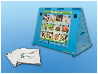 Интерактивная звуковая панель "Угадай-ка" с маркерными полями (домашние животные)