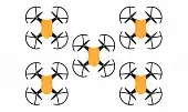 Учебная летающая робототехническая система (5 дронов EDU.ARD Мини)